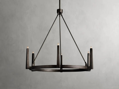 Emmet Round Chandelier 42''54''-Nobipets