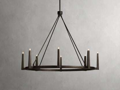 Emmet Round Chandelier 42''54''-Nobipets