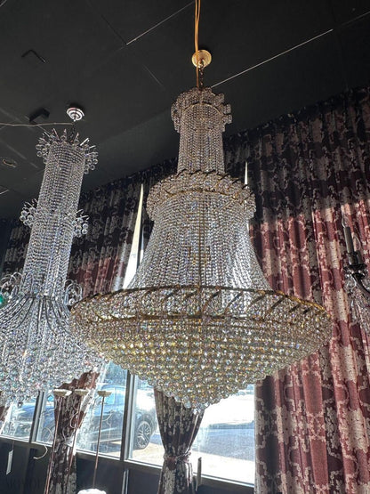 Empire French Crystal Chandelier 48"-Nobipets