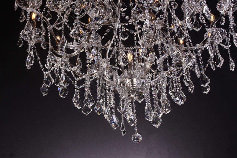 Empire Maria Theresa Crystal Chandelier 28”-Nobipets