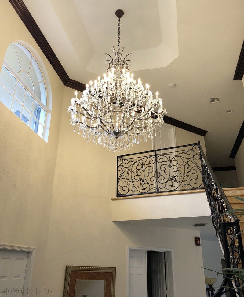 Empire Maria Theresa Crystal Chandelier 28”-Nobipets