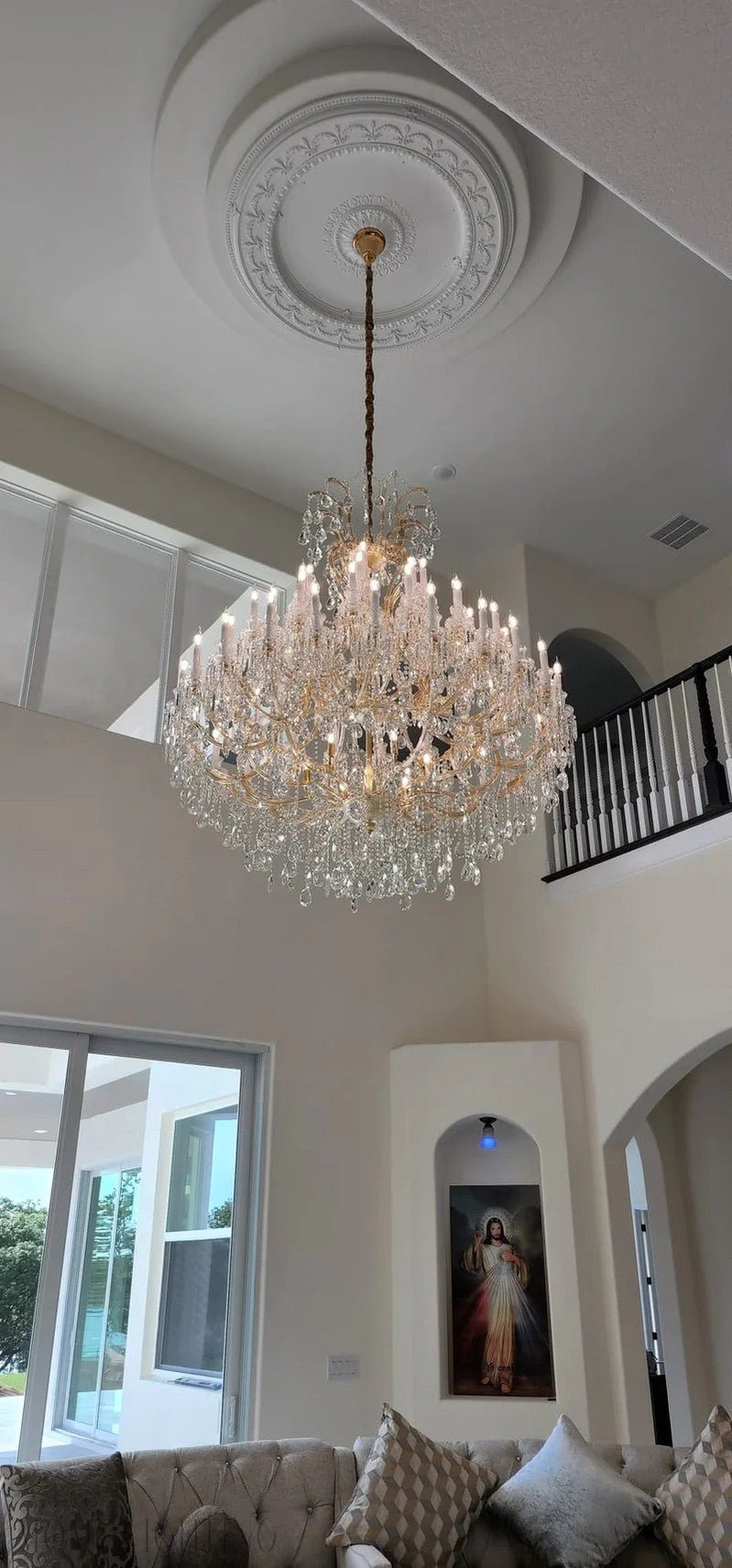 Empire Royal Crystal Chandelier 60”-Nobipets