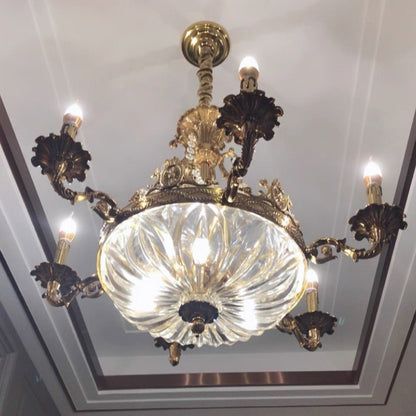 European Style Luxury Crystal Pendant Candle Chandelier for Living Room/Foyer/Entrys/Hallway-Nobipets