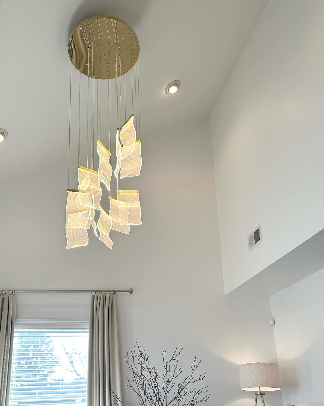 Extra Large Modern Acrylic Chandelier for Staircase/Foyer/Villa/Hall-Nobipets