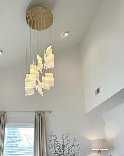 Extra Large Modern Acrylic Chandelier for Staircase/Foyer/Villa/Hall-Nobipets