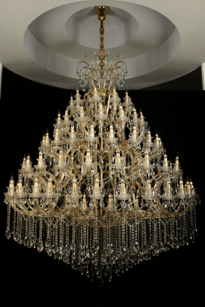 Extra Large Multi-tiered Candle Light Crystal Chandelier for Hotel/Restaurant-Nobipets