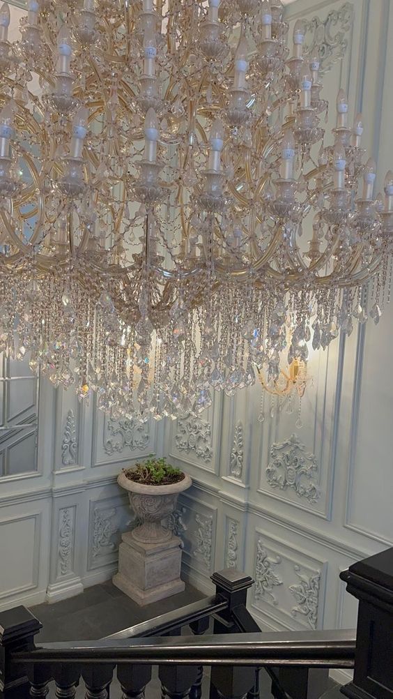 Extra Large Multi-tiered Candle Light Crystal Chandelier for Hotel/Restaurant-Nobipets