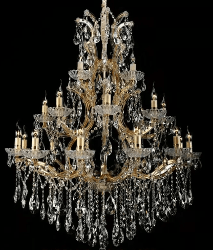 Extra Large Multi-tiered Candle Light Crystal Chandelier for Hotel/Restaurant-Nobipets