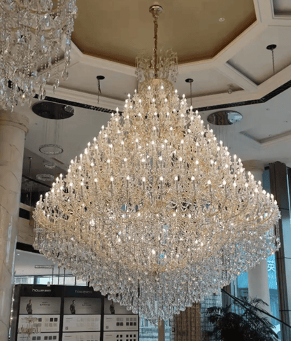Extra Large Multi-tiered Candle Light Crystal Chandelier for Hotel/Restaurant-Nobipets