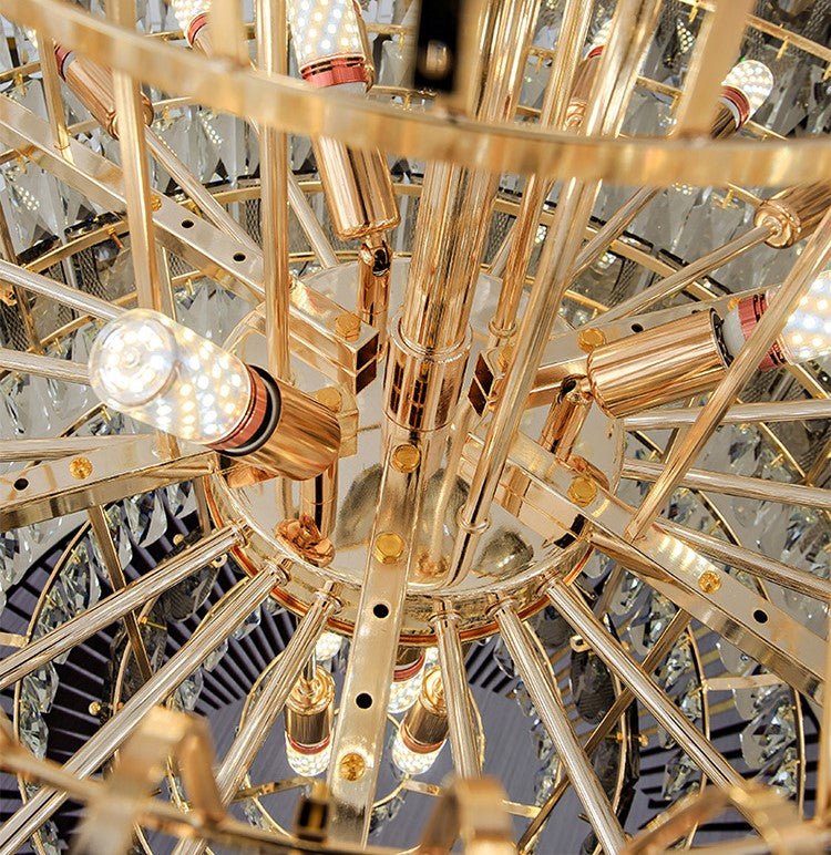 Extra Large Multi-tiered Empire Crystal Chandelier for Big Hallway/Foyer/Staircase-Nobipets