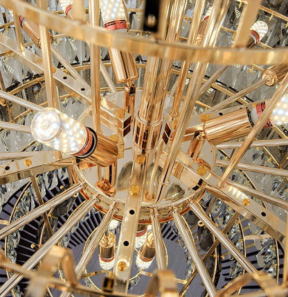 Extra Large Multi-tiered Empire Crystal Chandelier for Big Hallway/Foyer/Staircase-Nobipets