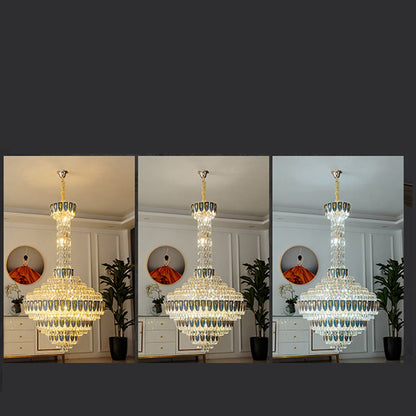 Extra Large Multi-tiered Empire Crystal Chandelier for Big Hallway/Foyer/Staircase-Nobipets