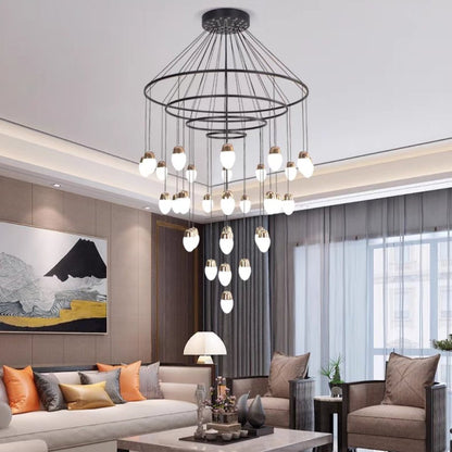 Extra Large Post-Modern Multi-tier Chandelier for High-ceiling Room/Stairs-Nobipets