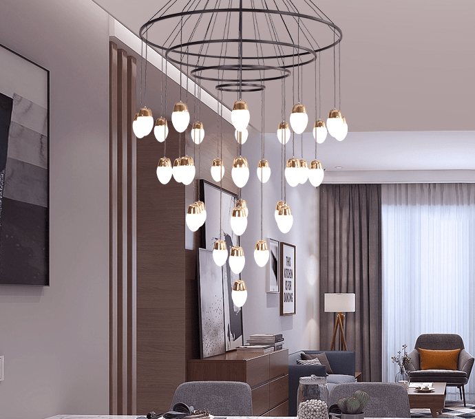 Extra Large Post-Modern Multi-tier Chandelier for High-ceiling Room/Stairs-Nobipets