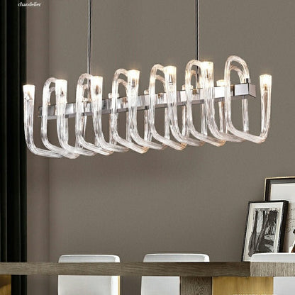 Fashion 12/ 16/ 32 Lights Glass Chandelier Classic Candle Style Ceiling Light Fixture For Living/ Dining Room Decoration-Nobipets