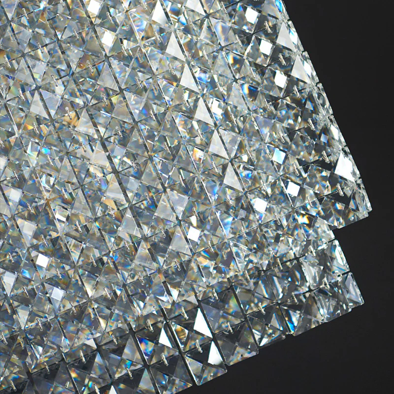 Fendi Modern Oval Crystal Chandelier-Nobipets