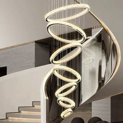 Finley Crystal 7-Tier Chandelier-Nobipets