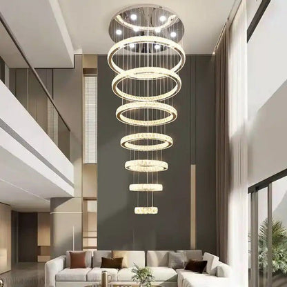 Finley Crystal 7-Tier Chandelier-Nobipets