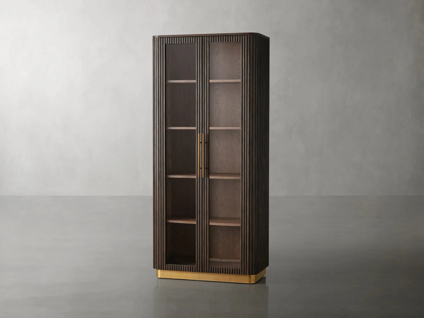 Finnley Glass Tall Cabinet