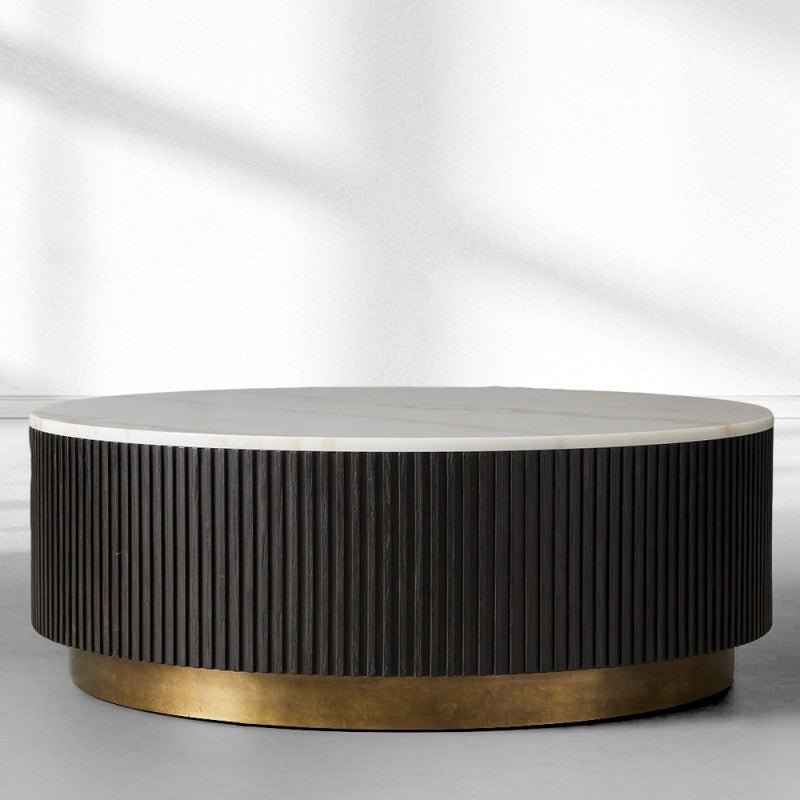 Finnley Marble Round Coffee Table