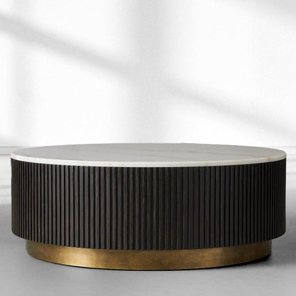 Finnley Marble Round Coffee Table