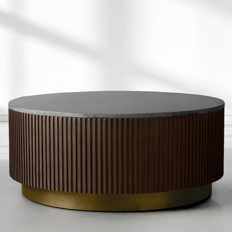 Finnley Marble Round Coffee Table