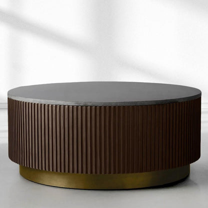 Finnley Marble Round Coffee Table