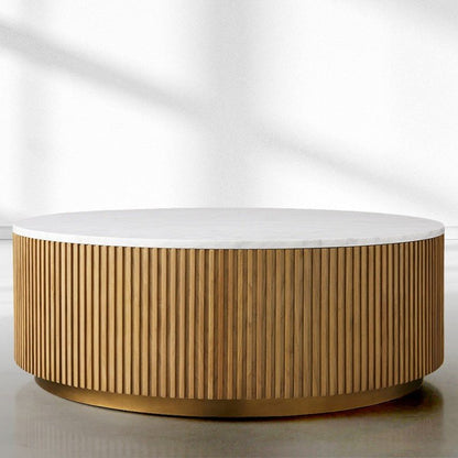 Finnley Marble Round Coffee Table