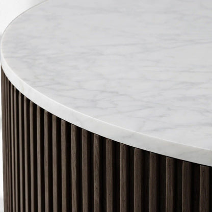 Finnley Marble Round Coffee Table