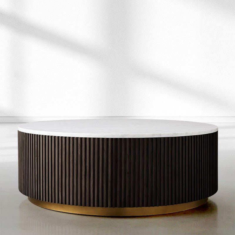 Finnley Marble Round Coffee Table