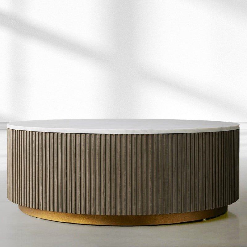 Finnley Marble Round Coffee Table