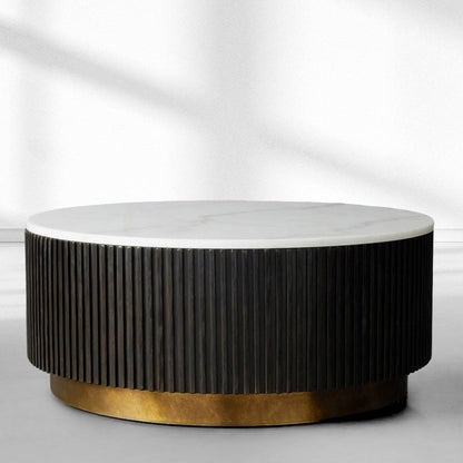 Finnley Marble Round Coffee Table