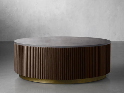 Finnley Marble Round Coffee Table