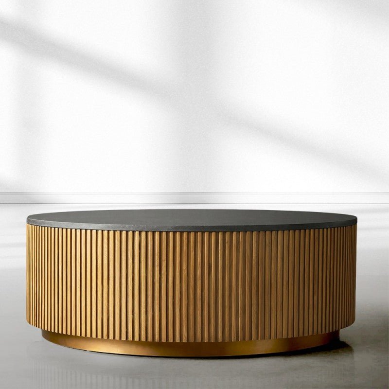 Finnley Marble Round Coffee Table