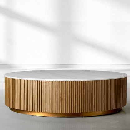 Finnley Marble Round Coffee Table