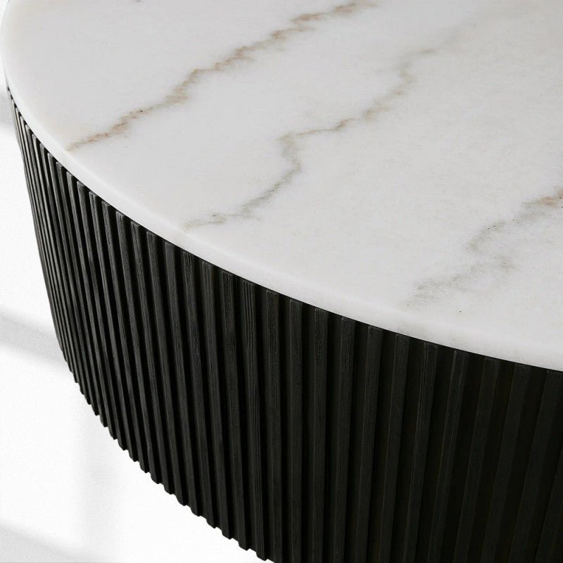 Finnley Marble Round Coffee Table