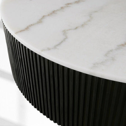 Finnley Marble Round Coffee Table