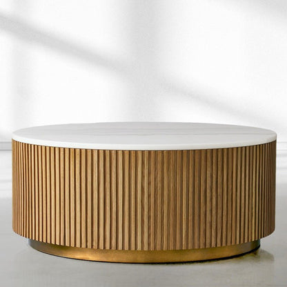 Finnley Marble Round Coffee Table