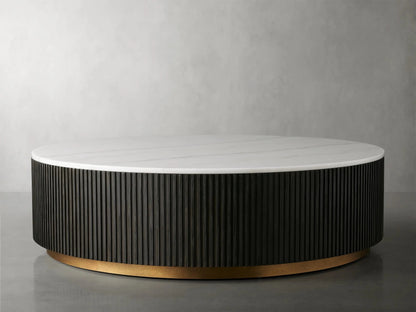 Finnley Marble Round Coffee Table
