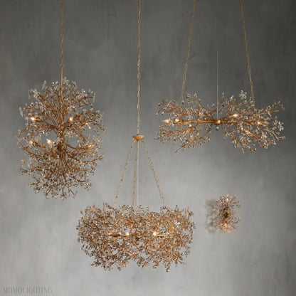 Fiore 8-Light Round Chandelier-Nobipets