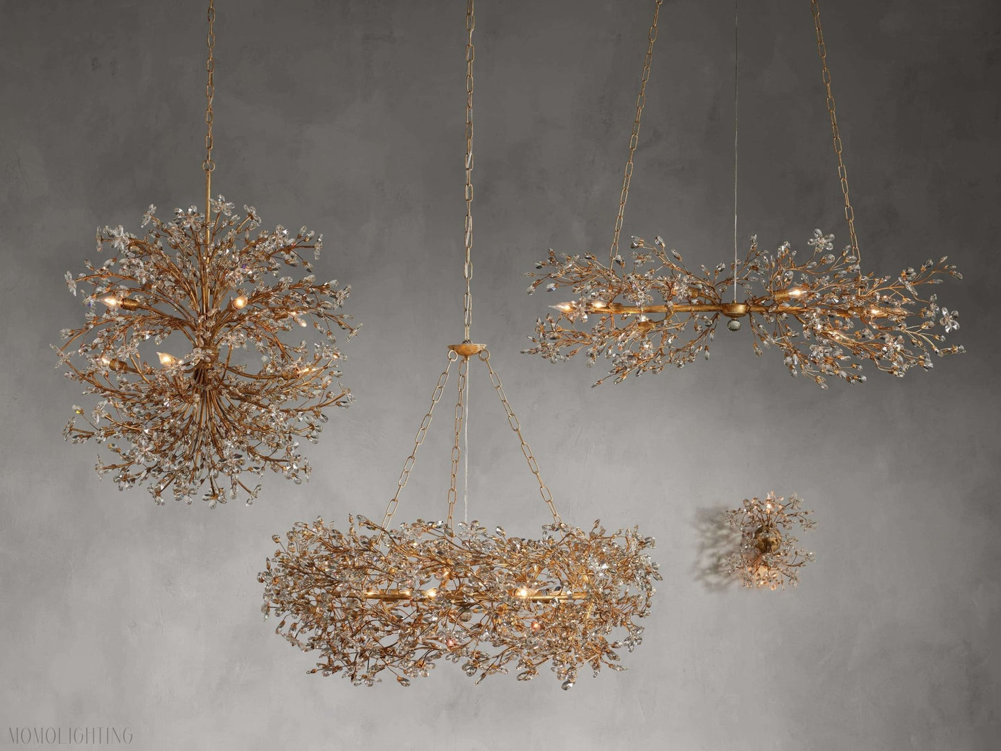Fiore Crown Chandelier-Nobipets