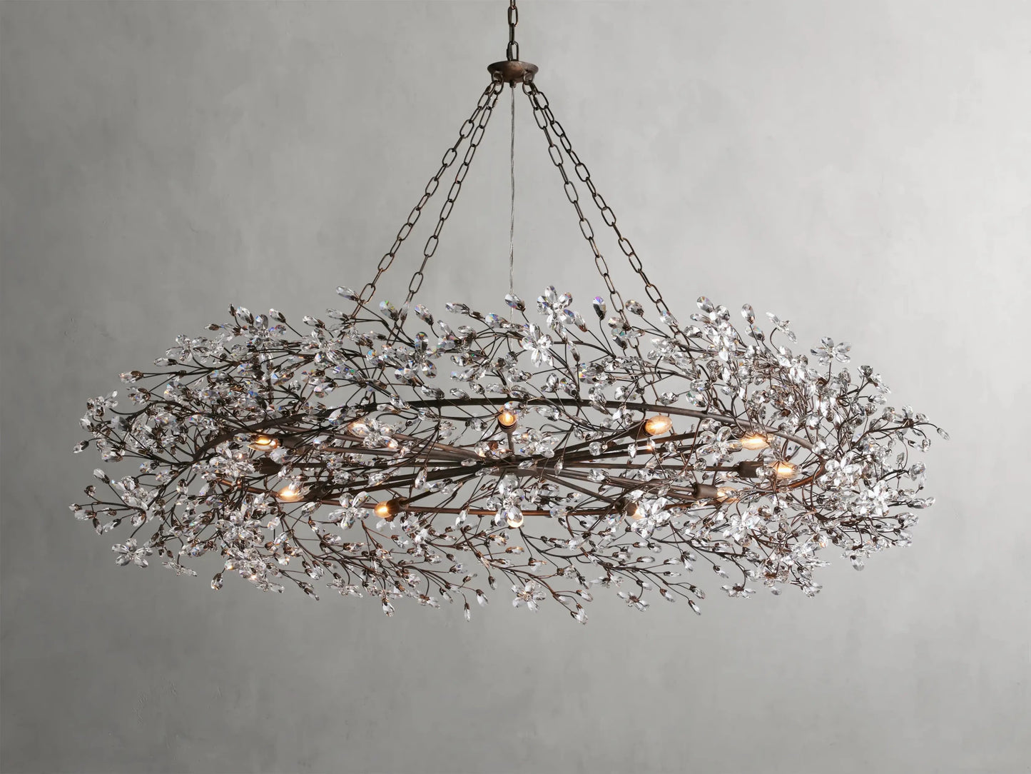 Fiore Crown Chandelier-Nobipets