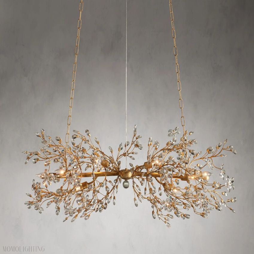Fiore Linear Chandelier 43"W 68"W-Nobipets