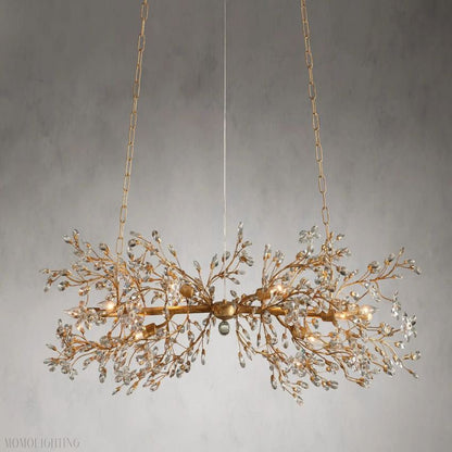 Fiore Linear Chandelier 43"W 68"W-Nobipets