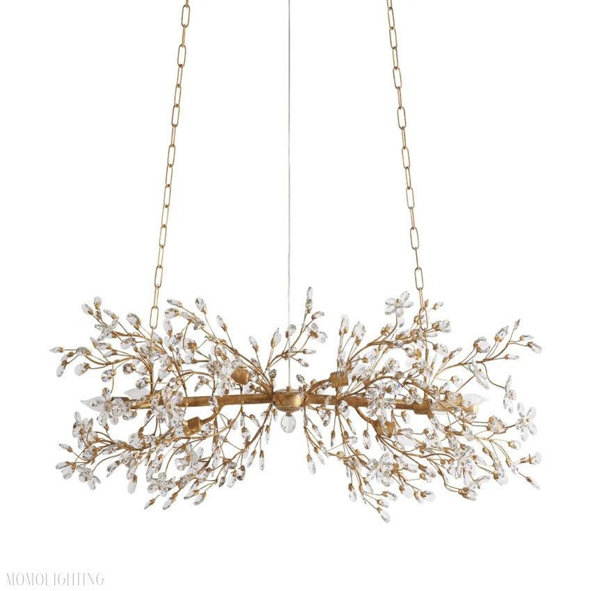 Fiore Linear Chandelier 43"W 68"W-Nobipets