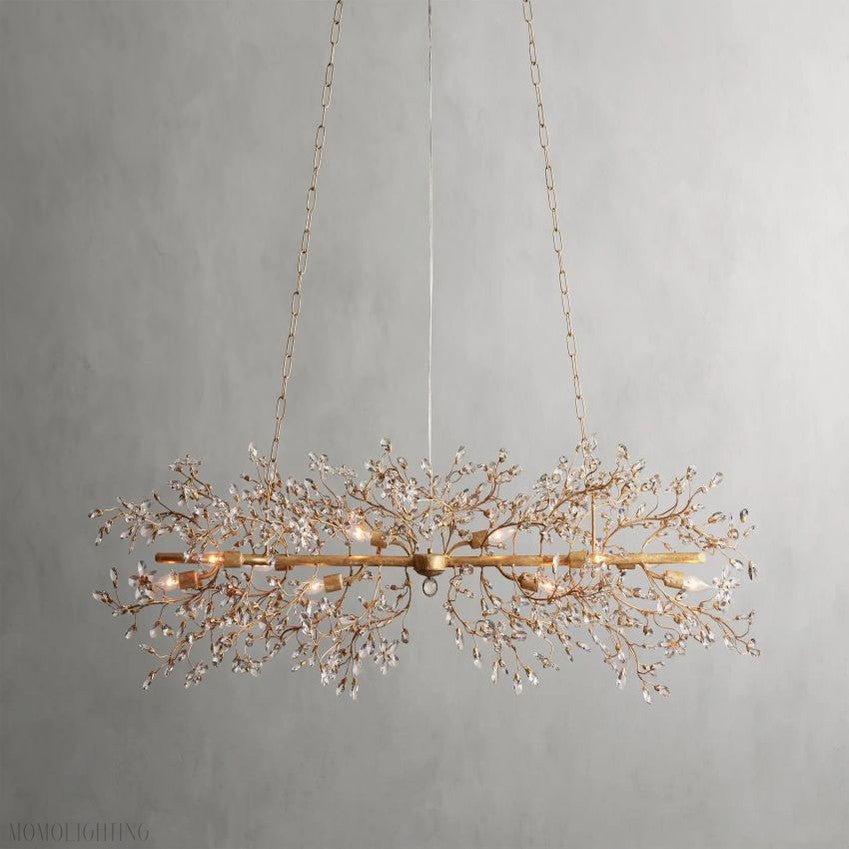 Fiore Linear Chandelier 43"W 68"W-Nobipets