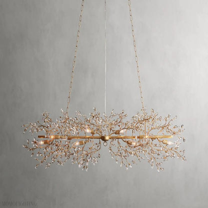 Fiore Linear Chandelier 43"W 68"W-Nobipets