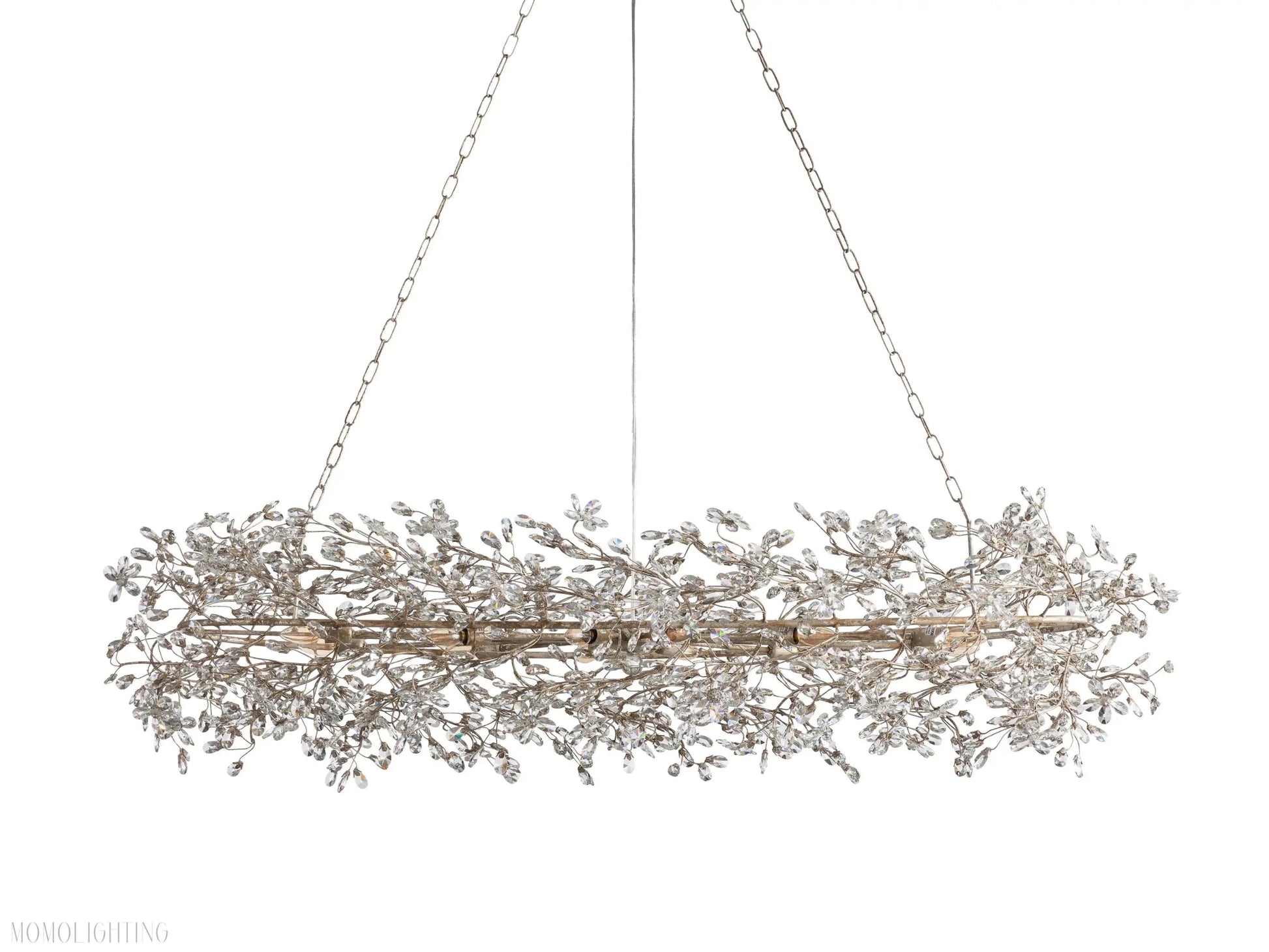 Fiore Oval Chandelier 62'' 74''-Nobipets