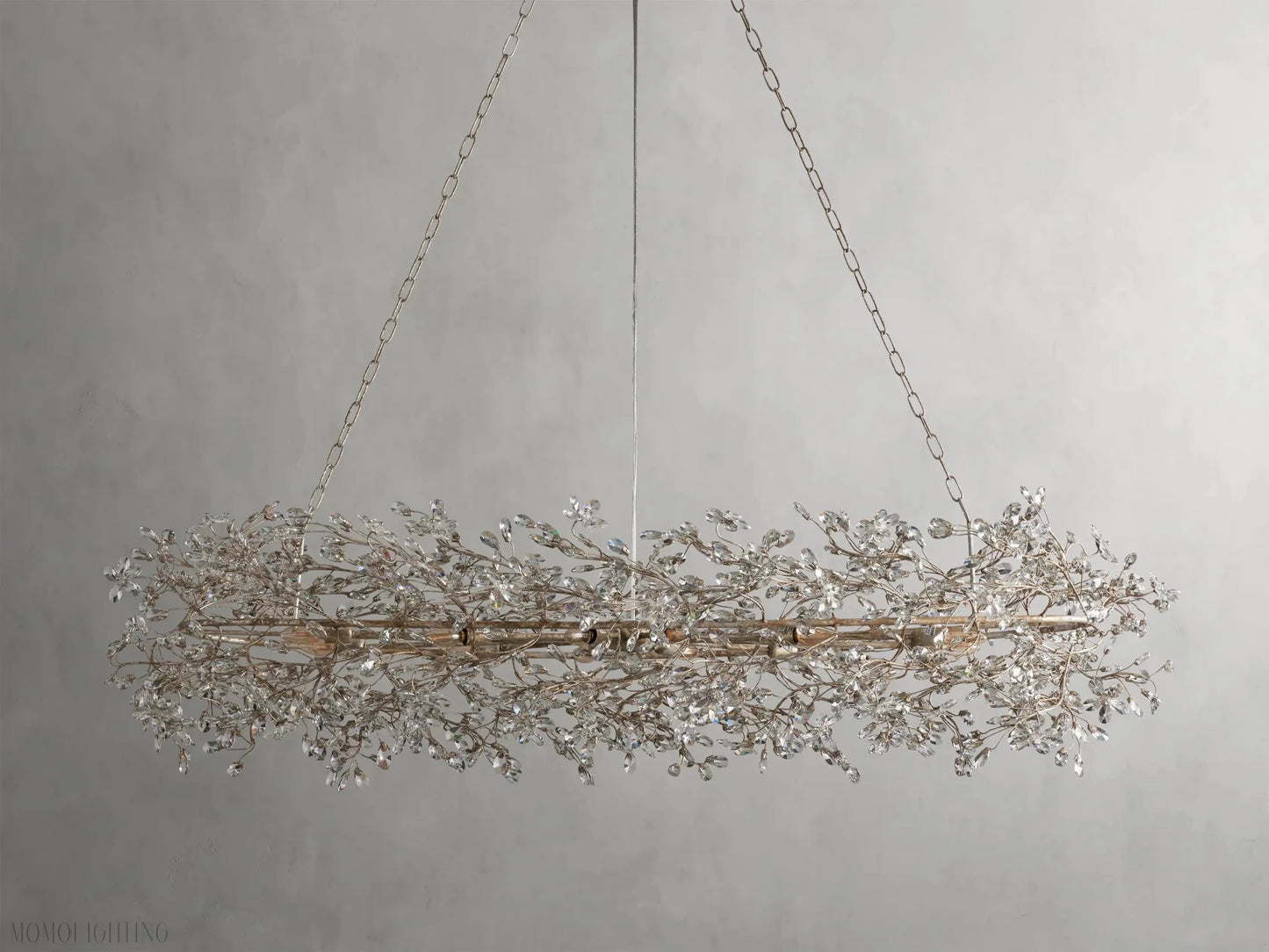 Fiore Oval Chandelier 62'' 74''-Nobipets