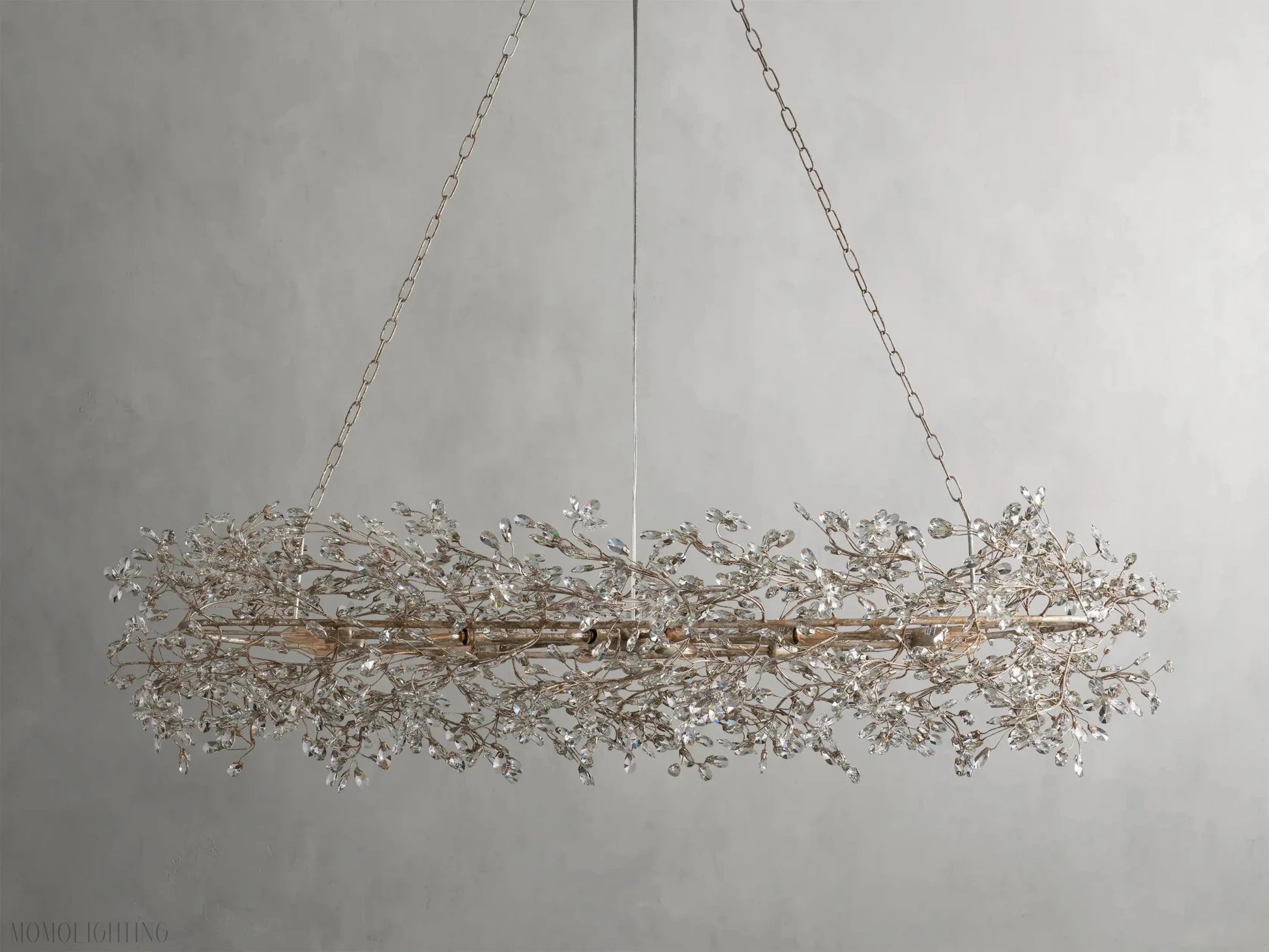 Fiore Oval Chandelier 62'' 74''-Nobipets